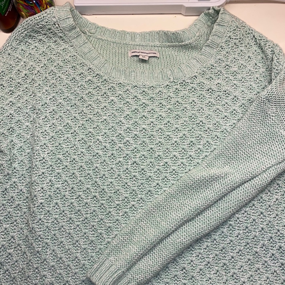 Light blue AEO sweater